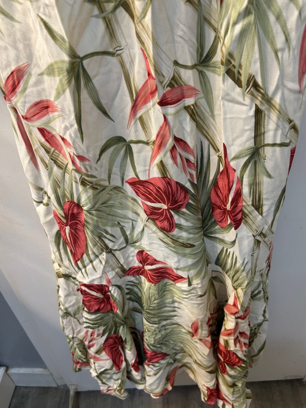KAUA’IANA Women's Floral V-Neck Floral Print Muumuu, Sz Large - Picture 4 of 6